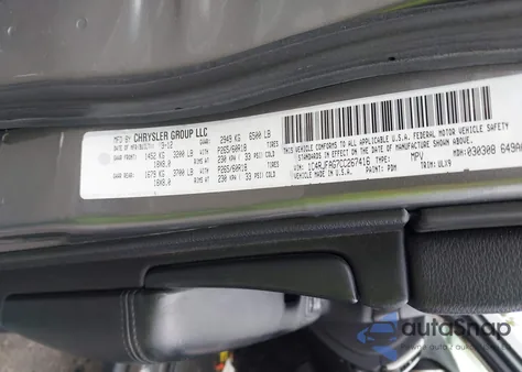 2012 Jeep Grand Cherokee Laredo z USA, uszkodzony, nr VIN 1C4RJFAG7CC267416